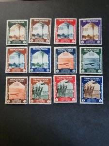 Stamps Tripolitania Scott #73-8, C43-8 never hinged