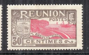 Reunion 1907 MAP TYPE Early Issue Fine Mint Hinged 30c. NW-230869