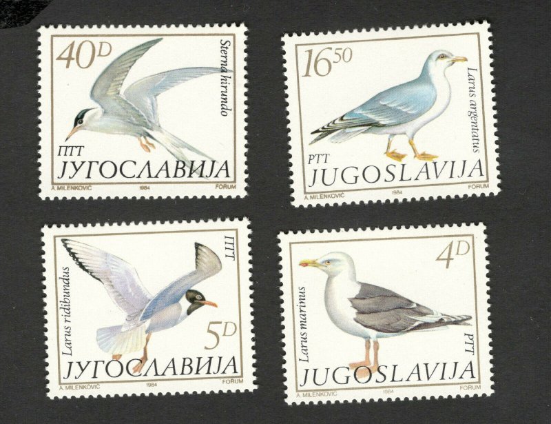 YUGOSLAVIA-MNH -SET-FAUNA - BIRDS-1984.