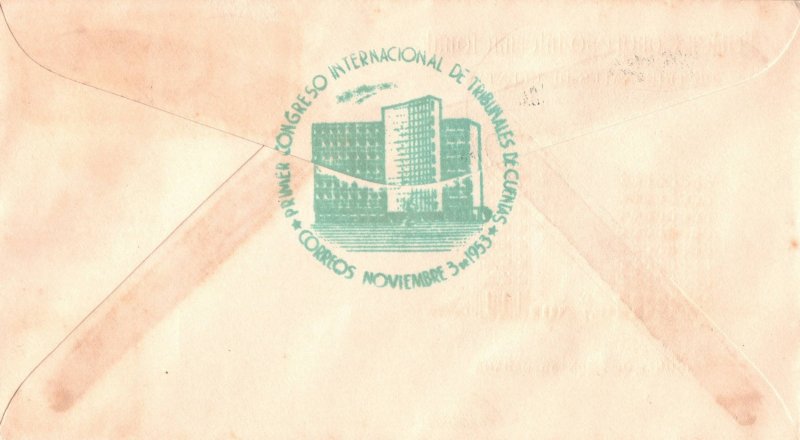 Cuba 1953 1st International Accountancy Congress Havana FDC First Day Cover