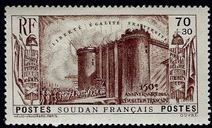 French Sudan SC B3 Mint VF hr...Worth a close look!!