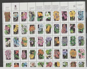 U.S. Scott #2647-2696 Wildflowers Stamps - Mint NH Sheet