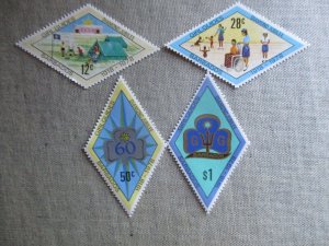 Barbados, Scott# 479-482, MNH