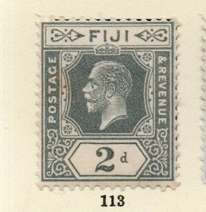 Fiji 1912 Early Issue Fine Mint Hinged 2d. NW-160724