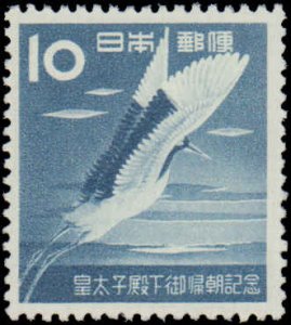 Japan #587-588, Complete Set(2), 1953, Hinged