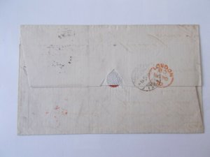 GB QV 1870 3d Rose Wing Margin SG 103 Pl. 5 Envelope Newcastle to London Cat £70