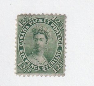 CANADA # 18 VF-MVLH 12.5cts Q/VICTORIA