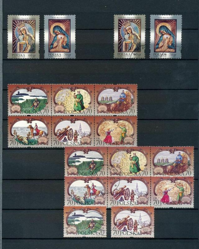 POLAND 1999 Sheets Pope Insects  MNH Used (Appx 80+ Items) (DD478