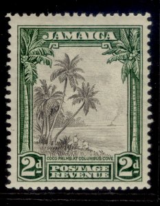 JAMAICA GV SG111, 2d black & green, NH MINT. Cat £40.