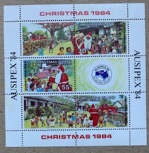 Christmas Island 1984 Christmas sheet, MNH. SEE NOTE. Scott 161, CV $2.60