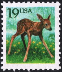 SC#2479 19¢ Fawn Single (1991) MNH