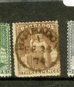 BARBADOS (P2112BB) BRITANNIA  3D  SON  SG63  CDS  VFU