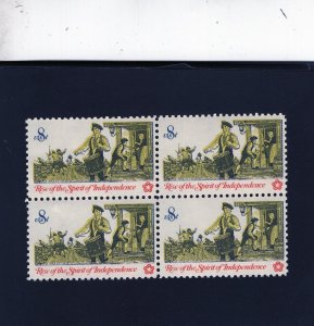 1479 US Bicentennial Issue, MNH blk/4