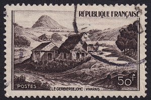 France - 1949 - Scott #632 - used - Le Gerbier de Jonc Vivarais