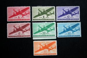 U.S. Stamp Sc# C25-C31 MNH 1941 Airmail Complete Set of 7