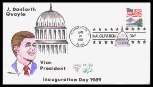 Dan Quayle 1989 Inauguration Pugh Cover