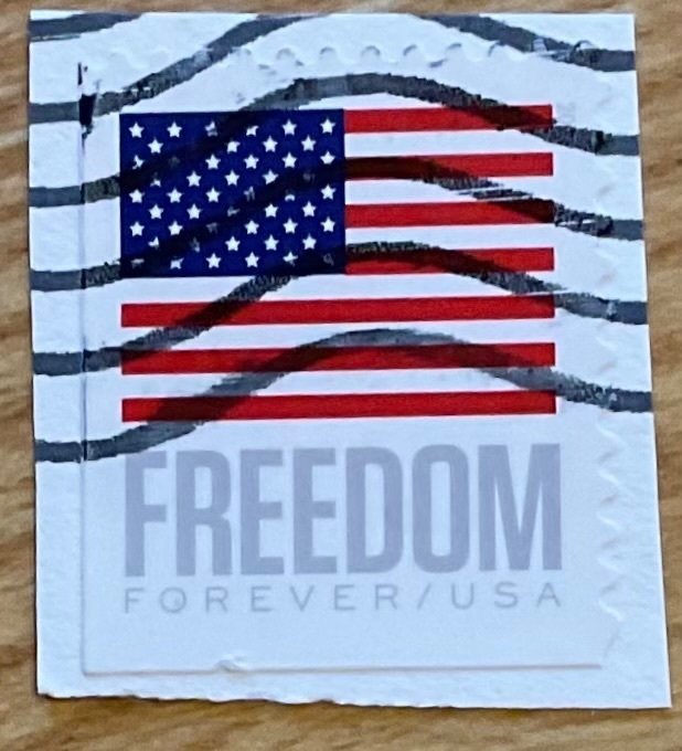 US #5791 Used Booklet Single OP Freedom Flag “Long May It Wave”