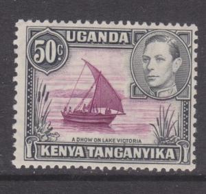 KENYA, UGANDA & TANGANYIKA, 1938 KGVI, perf. 13 x 11 3/4 50c., lhm.