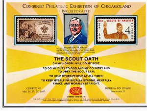 United States of America 1985 MNH Exhibition card
