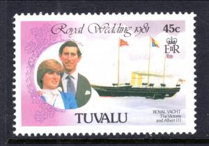 Tuvalu 159 Royal Wedding MNH VF