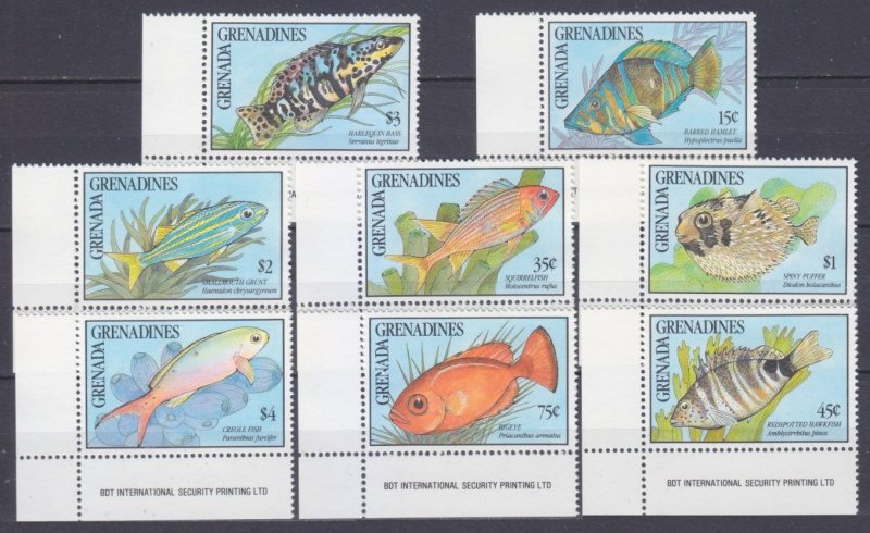 1991 Grenada Grenadines 1349-1356 Marine fauna 17,00 €