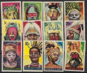 Guinea 361-71, C68 MNH 1965 Masks (102)(ad4279)