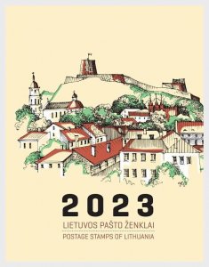 Lithuania 2023 Stamp Year set Lietuvos Pastas in official booklet MNH