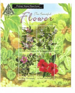 Grenada Grenadines 2003 Flowers ASDA stamp event Sheet Sc 2488 MNH C5