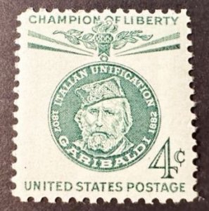 US# 1168 Champion of Liberty, Garibaldi 4C Unused