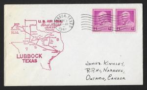 UNITED STATES First Flight Cover 1948 Lubbock to Albuquerque