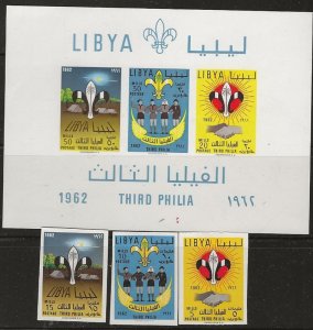 Libya 225, 225a-c [m]