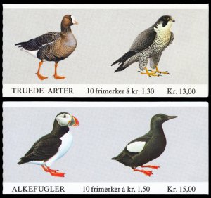 Norway 1981 Birds Scott #776a-778a Booklets Mint Never Hinged