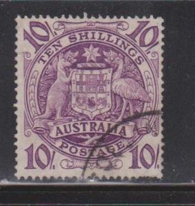 AUSTRALIA Scott # 219 Used - Coat Of Arms