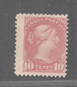 Canada # 45 MINT OGH 10c DULL ROSE SMALL QUEEN BS26467