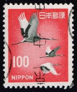 Japan #888A Cranes; Used