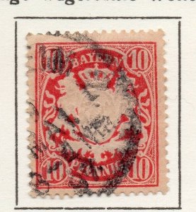 Bayern Bavaria 1888 Early Issue Fine Used 10pf. NW-120731