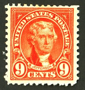 U.S. #641 MINT OG LH