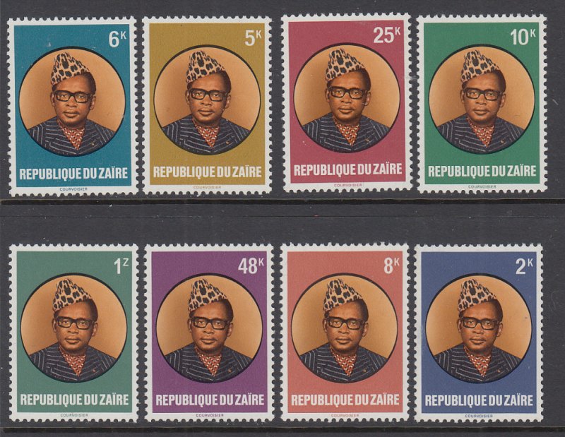 Zaire 883-890 MNH VF