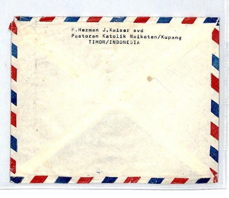 CM253 *INDONESIA* Missionary Air Mail MIVA Austria Cover