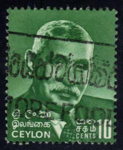 Ceylon #418 D.S. Senanayake, used (0.25)