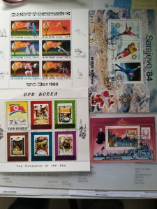 Korea 4 minisheets MNH