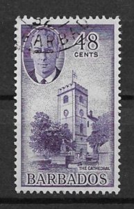 1950 Barbados 224 48¢ Cathedral used