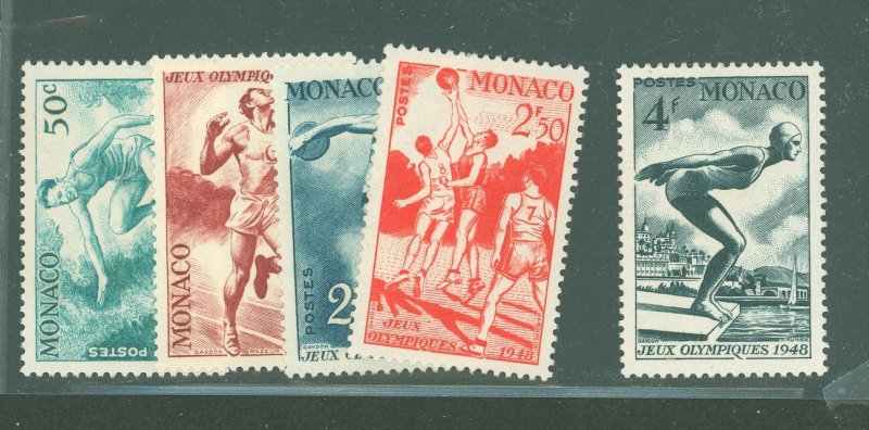 Monaco #204-208 Unused Single (Complete Set)