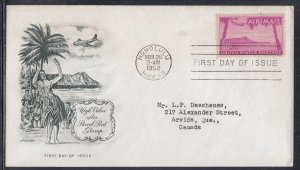 United States Scott C46 Artmaster FDC - 1952 Airmail Issue