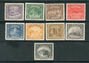El Salvador 574 - 582 Local Scenes Stamp Set MNH 1938-39