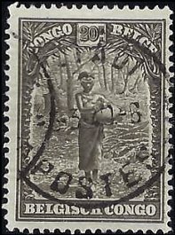 BELGIAN CONGO   #156 USED (1)