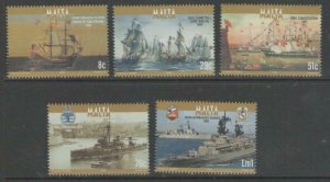 MALTA SG1490/4 2006 NAVAL VESSELS MNH