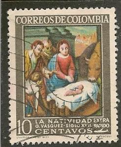 Colombia  Scott  C439  Painting   Used