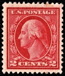 US 406 MNH VF 2 Cent Washington Single Line Watermark Perf. 12