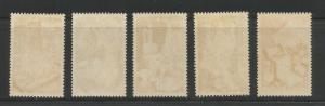 FRANCE - SCOTT #711-15 - PRODUCTS OF FRANCE - VF - LIGHTLY HINGED - OG